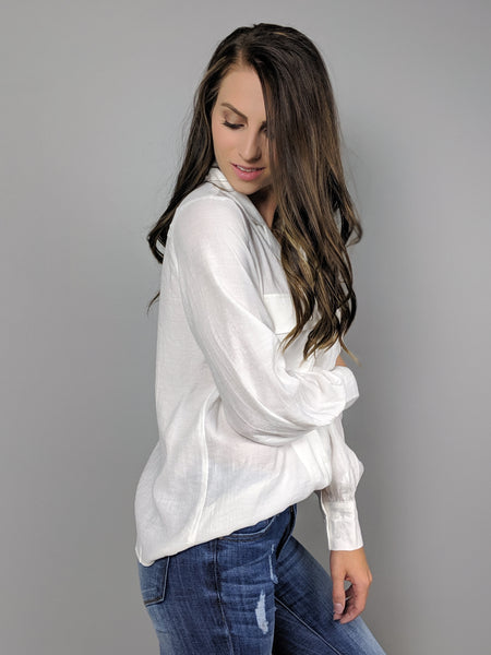 Working Late Long Sleeve Blouse